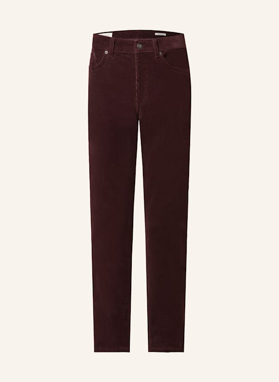 GANT Corduroy trousers regular fit DARK PURPLE