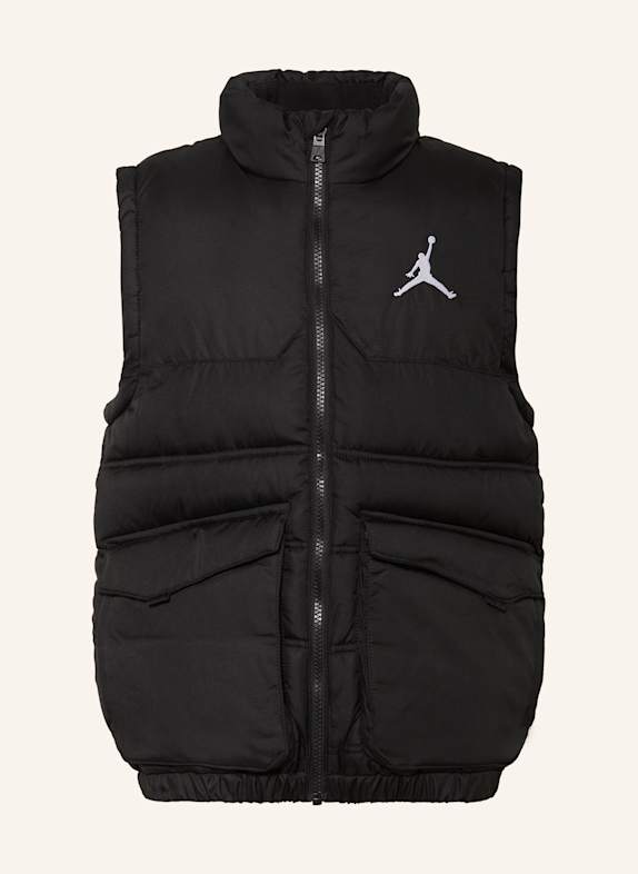 JORDAN Weste PUFFER FILLED SCHWARZ