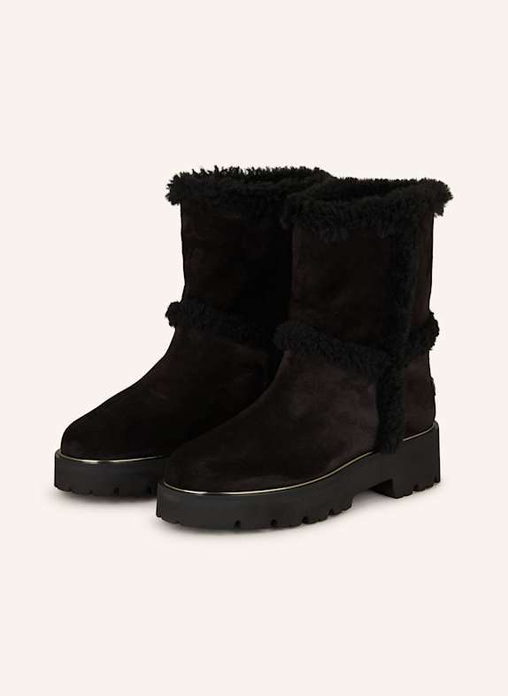 AQUAZZURA Plateau-Boots TEDDI SCHWARZ