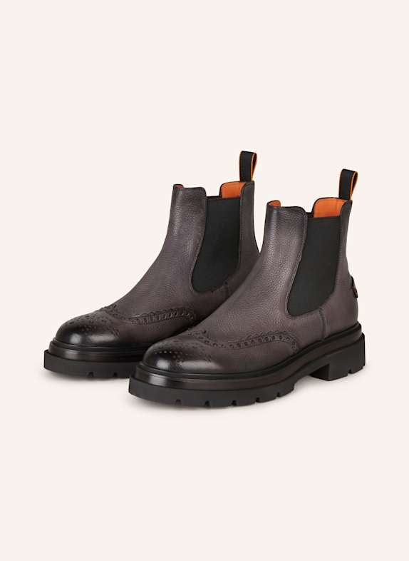 Santoni Chelsea boots BLOCKAGE TAUPE