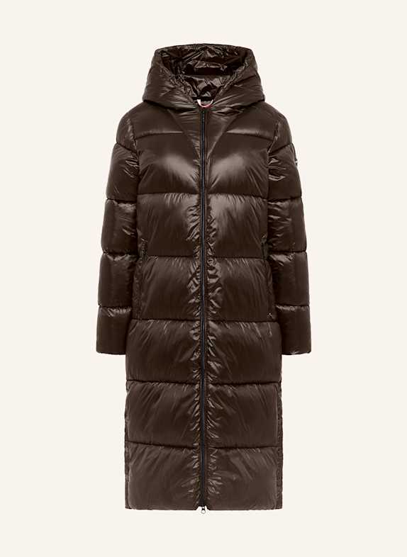 FRIEDA & FREDDIES Quilted coat SHELLY DARK BROWN