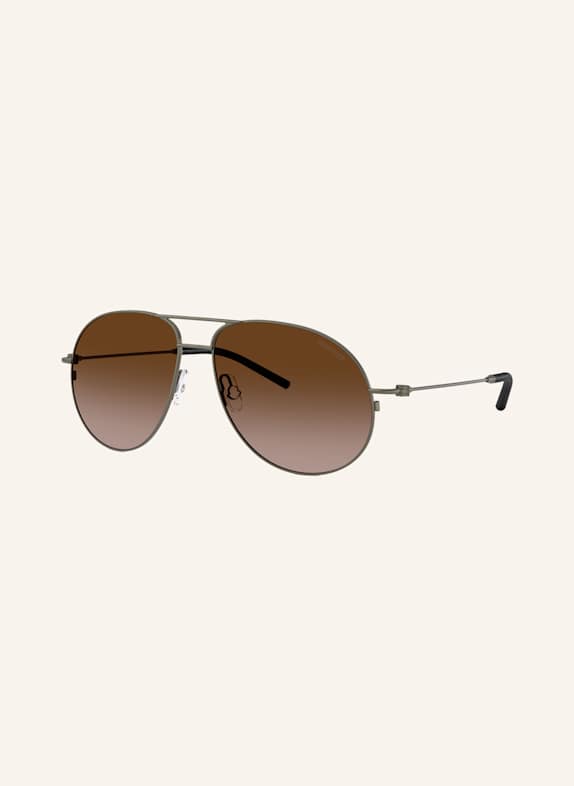 MONCLER Sonnenbrille ME4002 100213 - DUNKELGRAU/ BRAUN VERLAUF
