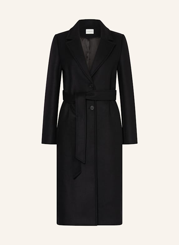 CLAUDIE PIERLOT Wollmantel SCHWARZ