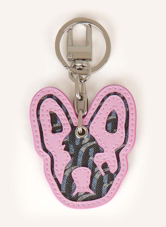 CLAUDIE PIERLOT Taschenanhänger ROSA/ BLAU
