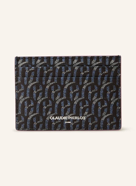 CLAUDIE PIERLOT Kartenetui BLAU/ DUNKELBLAU/ ROSA