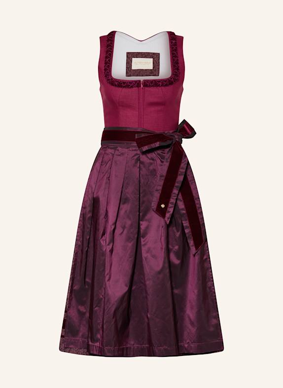 AlpenHERZ Leinendirndl KATALINA FUCHSIA