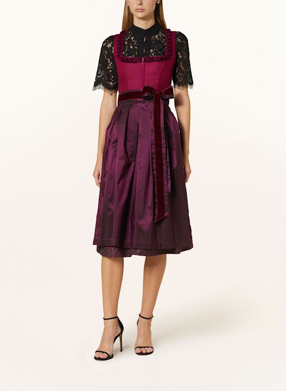 AlpenHERZ Leinendirndl KATALINA FUCHSIA
