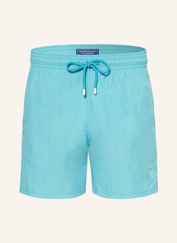 VILEBREQUIN Badeshorts MOOREA mit wasseraktivem Print TÜRKIS