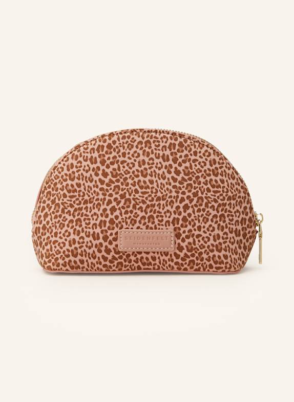 SEIDENFELT Kosmetiktasche STINE ROSÉ/ ALTROSA