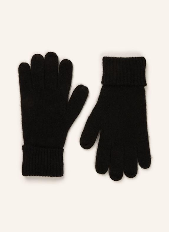 ba&sh Handschuhe CIMON aus Cashmere SCHWARZ