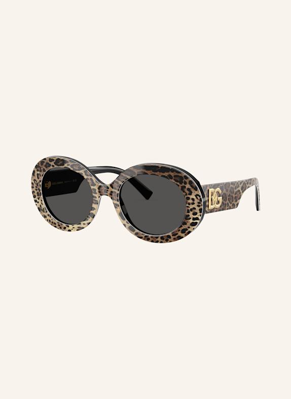 DOLCE & GABBANA Sonnenbrille DG4448 316387 - HAVANA/ DUNKELGRAU