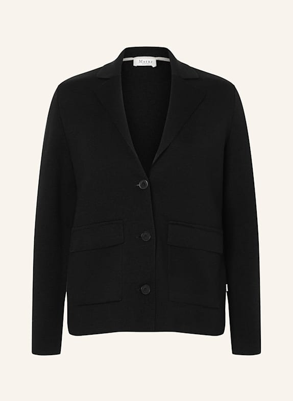 MAERZ MUENCHEN Strickblazer SCHWARZ