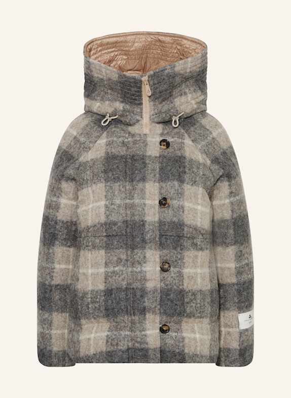 PEUTEREY TAMBOC down jacket GRAY/ LIGHT GRAY/ WHITE