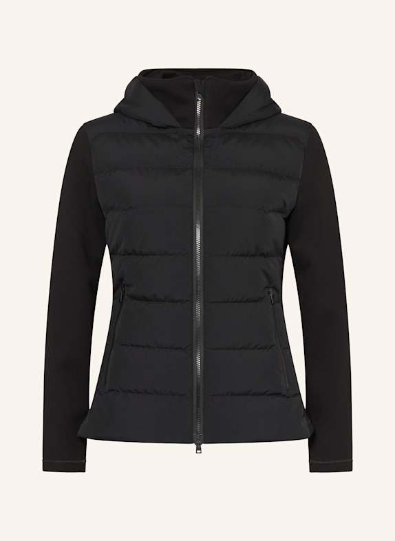 HERNO LAMINAR Jacke im Materialmix SCHWARZ
