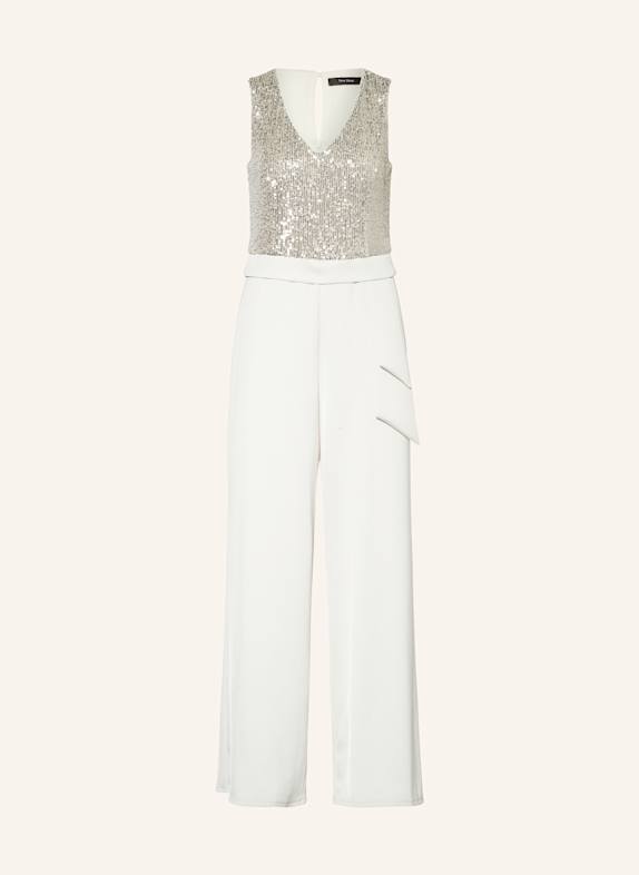 Vera Mont Jumpsuit with sequins BEIGE/ CREAM