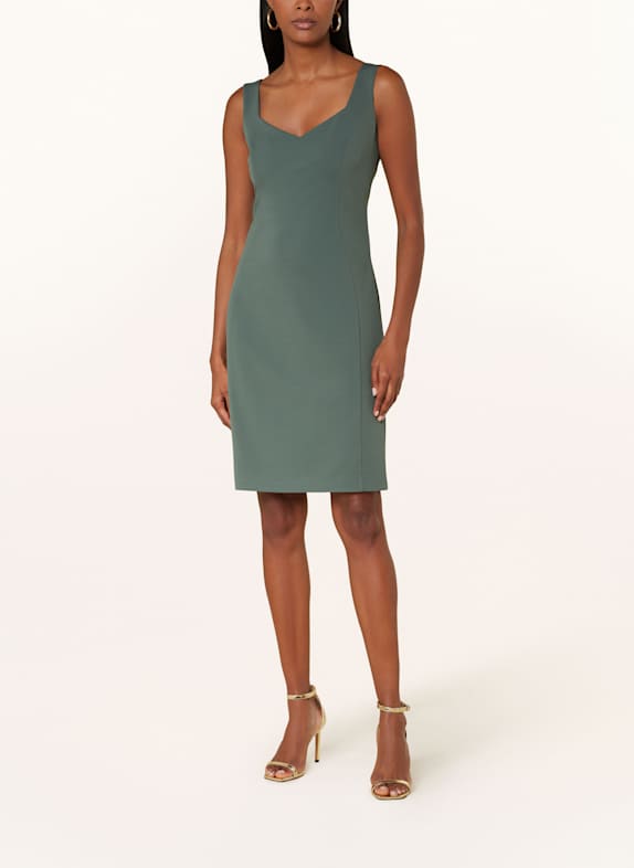 Vera Mont Cocktailkleid mit Lochspitze DUNKELGRÜN