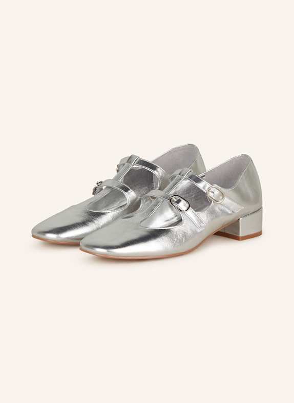 jeffrey campbell Mary Jane pumps FILMSTAR SILVER