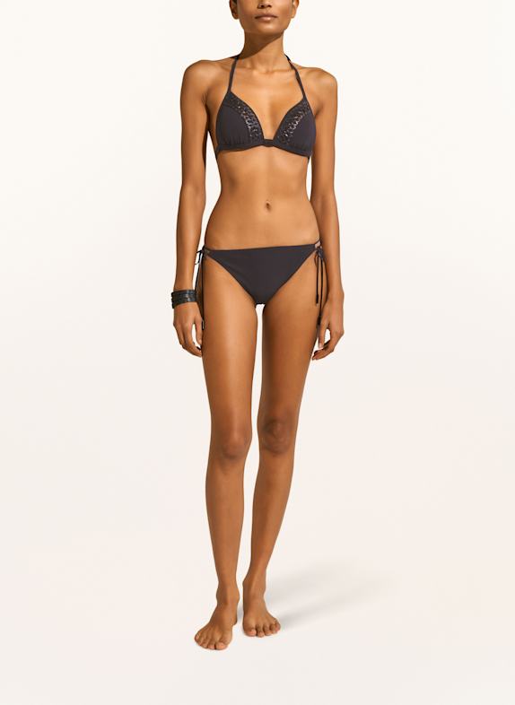 MARYAN MEHLHORN Slip triunghiular LEGEND cu protecție UV NEGRU