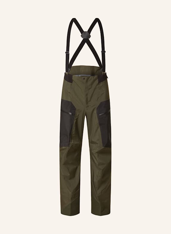 patagonia Hardshell-Skihose UNTRACKED DUNKELGRÜN/ SCHWARZ