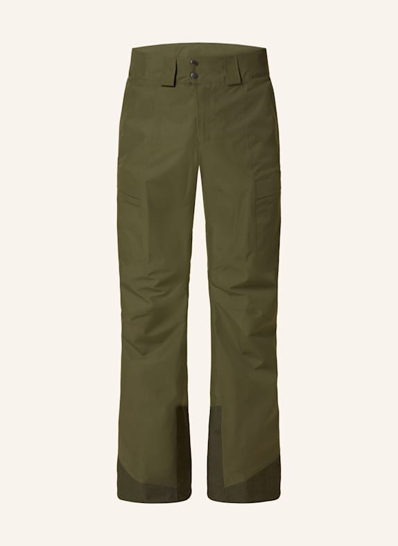 patagonia Spodnie narciarskie STORM SHIFT OLIWKOWY