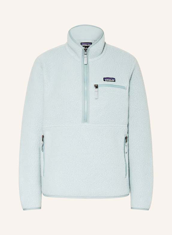 patagonia Schlupfjacke RETRO PILE MARSUPIAL aus Teddyfell HELLBLAU