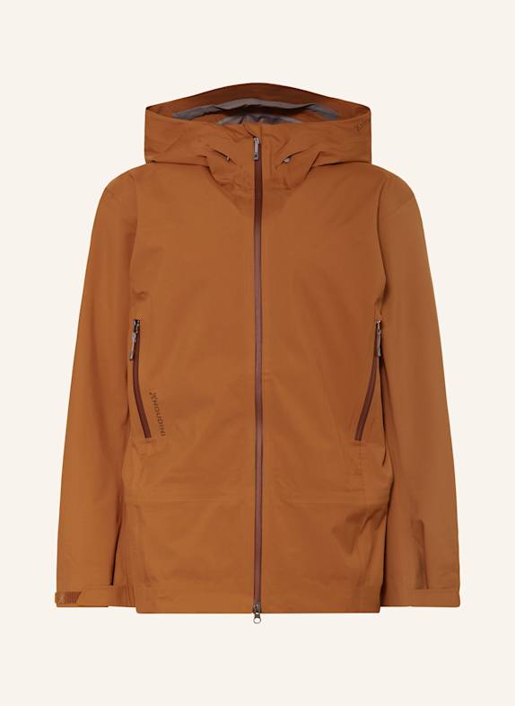 HOUDINI RIDE hardshell ski jacket COGNAC
