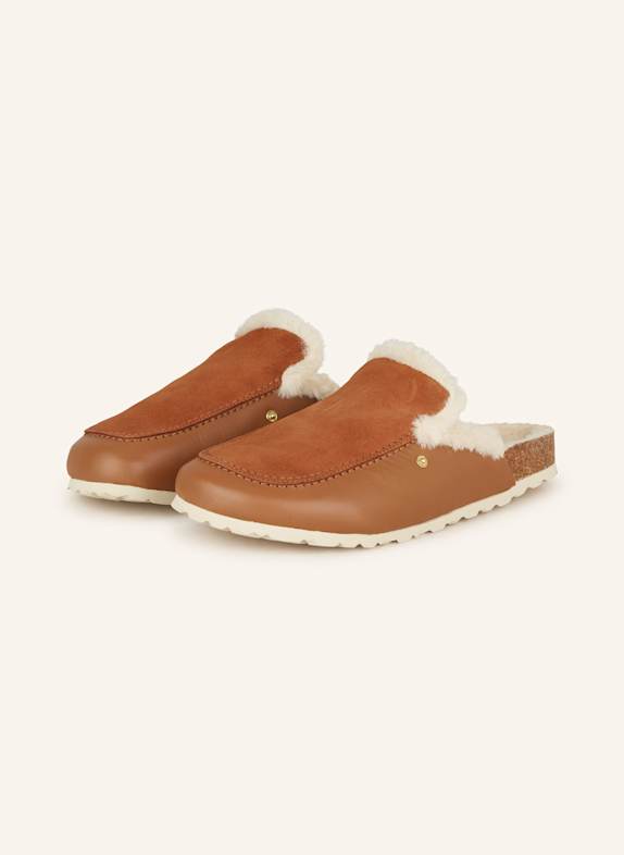 HEY MARLY Mules CLOAFER MULE HNĚDÁ