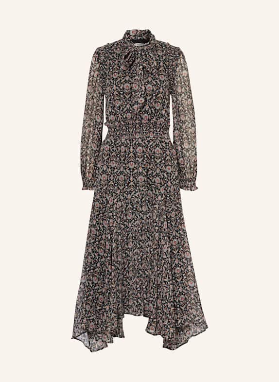 Pepe Island Jeans Schluppenkleid PIXA SCHWARZ/ HELLGRÜN/ BLAU