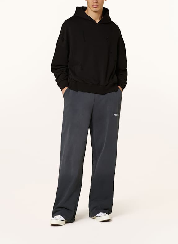 RETERNITY Oversized hoodie ZWART