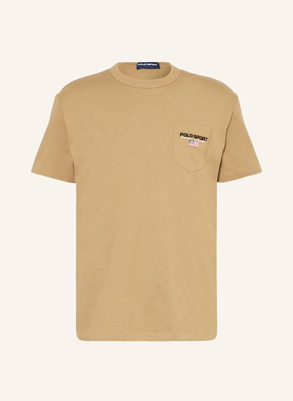 polo Nike SPORT T-shirt LIGHT BROWN