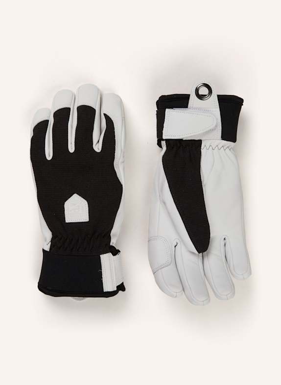 HESTRA Skihandschuhe ARMY LEATHER FEMALE WEISS/ SCHWARZ