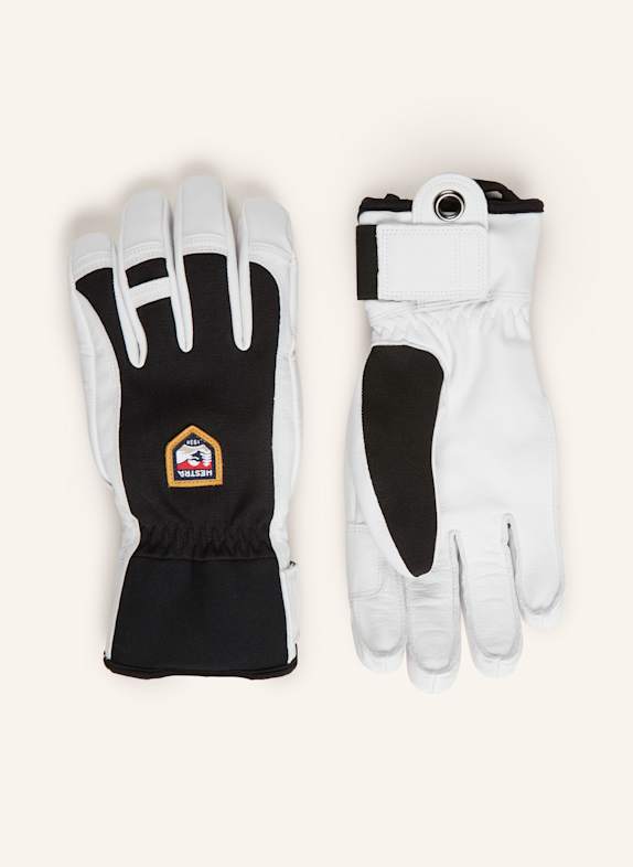 HESTRA Skihandschuhe PATROL SCHWARZ/ WEISS