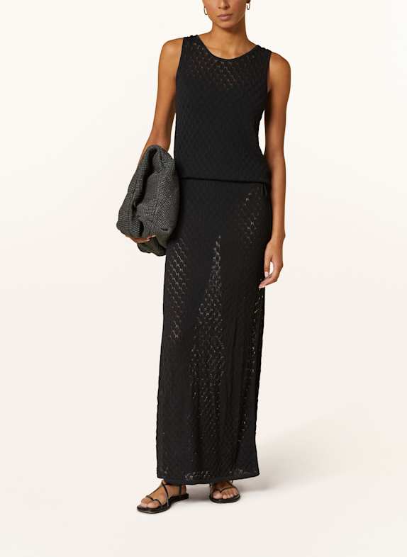 MELISSA ODABASH Sukienka plażowa MIA CZARNY