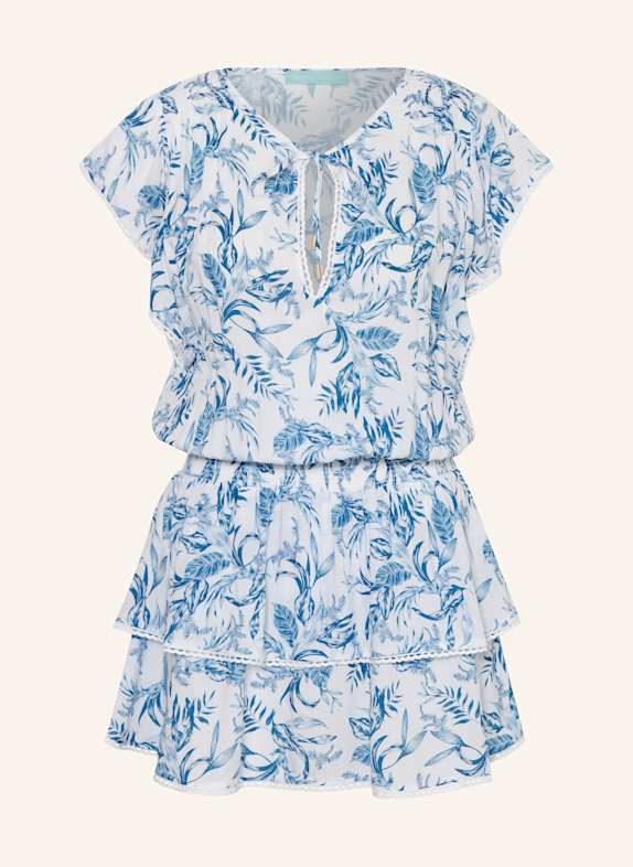 MELISSA ODABASH Strandkleid KERI WEISS/ BLAU