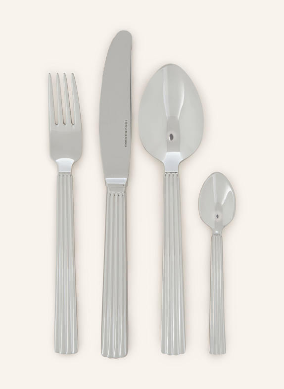 GEORG JENSEN 16-tlg. Besteck-Set BERNADOTTE SILBER