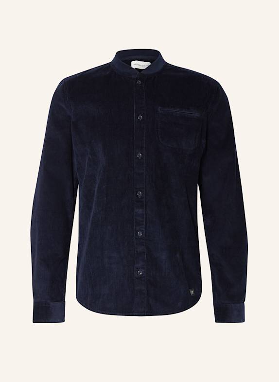 NOWADAYS Cordhemd Regular Fit DUNKELBLAU