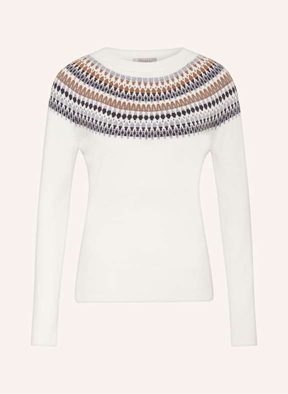 HOBBS Pullover GRETA CREME/ DUNKELGRAU