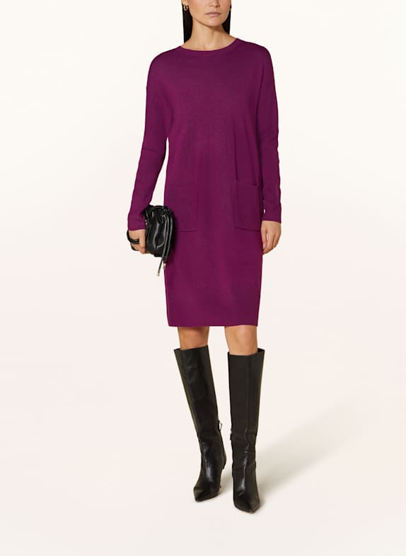 HOBBS Strickkleid DEVORA DUNKELLILA