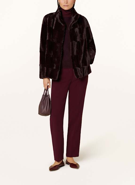 HOBBS Kurtka ANDREA ze sztucznego futra FIOLETOWY