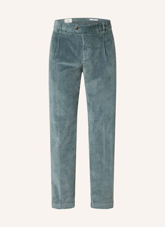 MYTHS Corduroy chinos regular fit BLUE GRAY