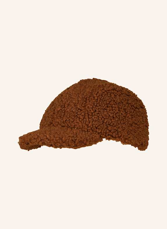 SEEBERGER Teddy cap BROWN