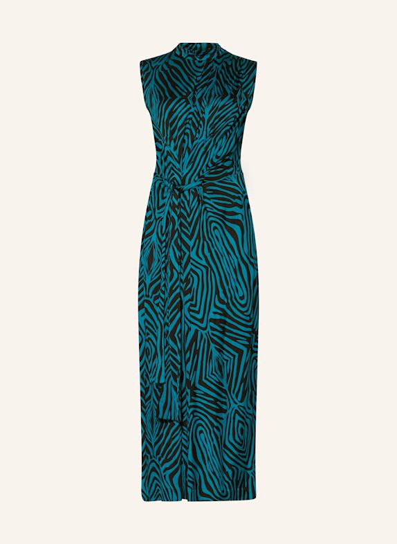 DIANE VON FURSTENBERG Kleid GERI SCHWARZ/ TÜRKIS