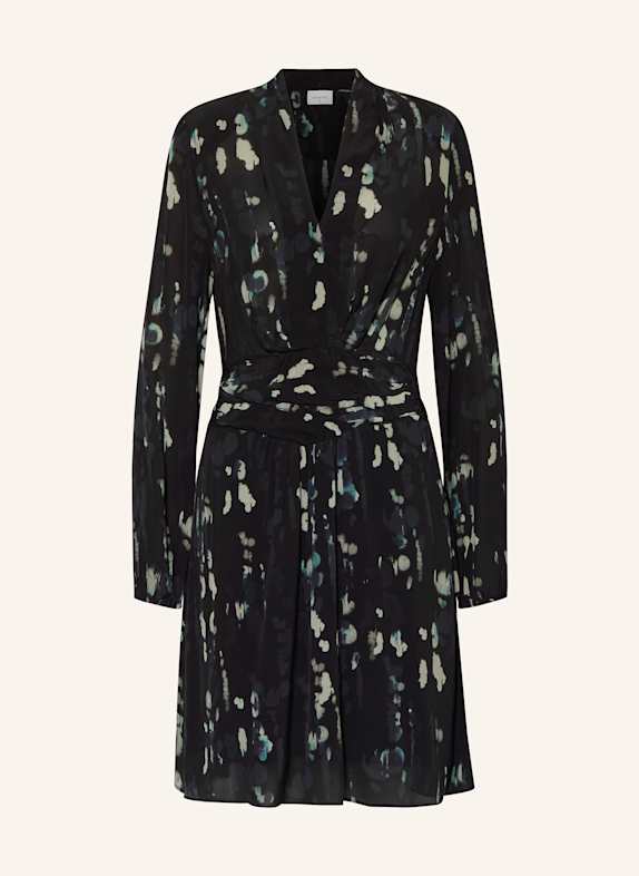 DANTE6 Kleid PALLAS SCHWARZ/ HELLGRÜN