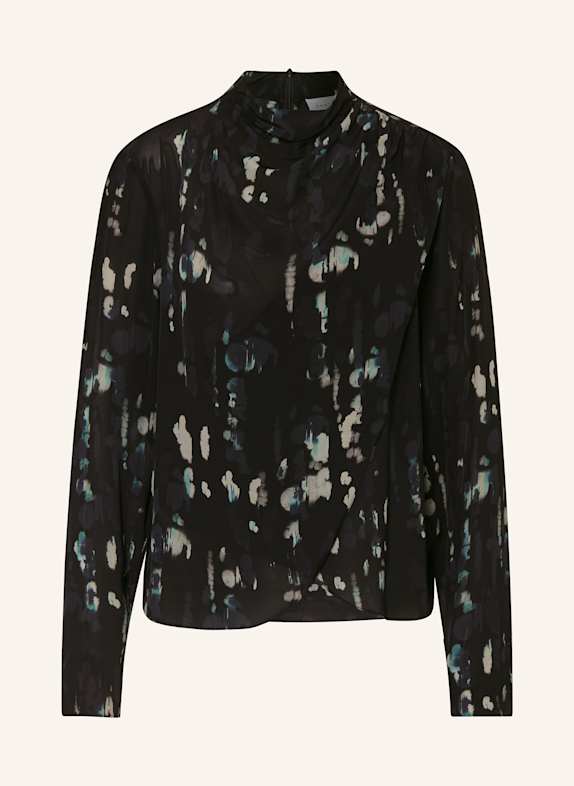 DANTE6 Blusenshirt SCHWARZ/ HELLGRÜN/ CREME