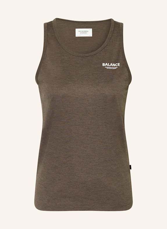 PAS NORMAL STUDIOS Lauftop BALANCE SLEEVELESS KHAKI