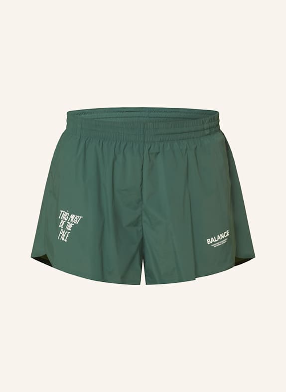 PAS NORMAL STUDIOS 2-in-1-Laufshorts BALANCE DUNKELGRÜN