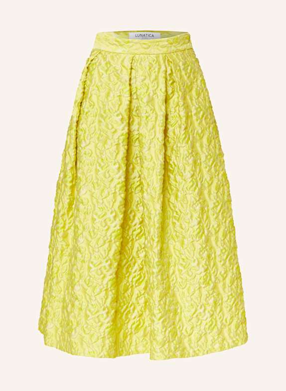 LUNATICA MILANO Pleated skirt YELLOW