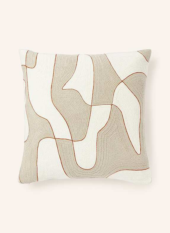 Westwing Collection Dekokissenhülle KOBE WEISS/ BEIGE