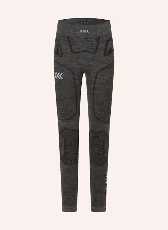 X-BIONIC Funktionswäsche-Hose SYMBIO MERINO aus Merinowolle DUNKELGRAU/ HELLGRAU