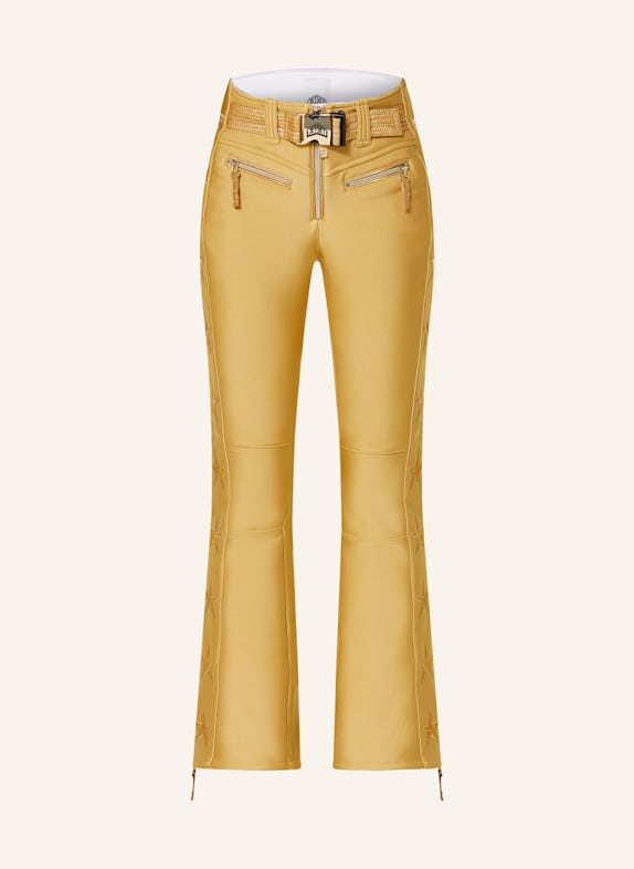 JET SET Softshell ski pants TIBY GOLD